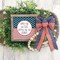 6-Pack Patriotic Bows for Wreaths – 4th of July Decorations, Red, Beige & Blue Star Burlap Bows (8x12.5 Inches) for Independence Day, Memorial Day & Veterans Day